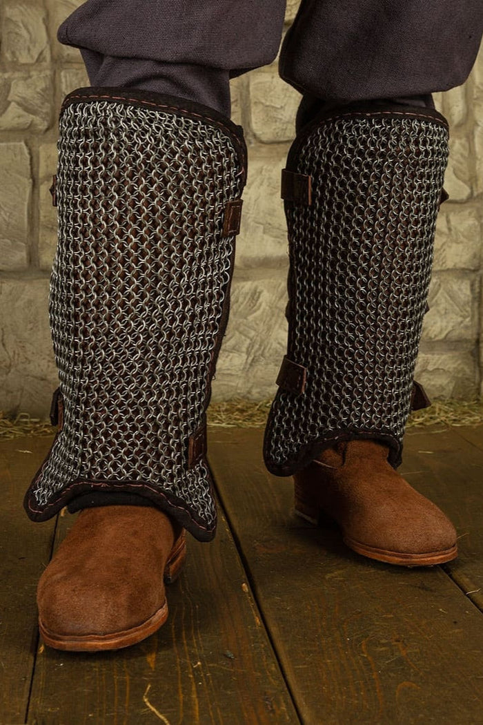 Chainmail greaves Connor, 8 mm