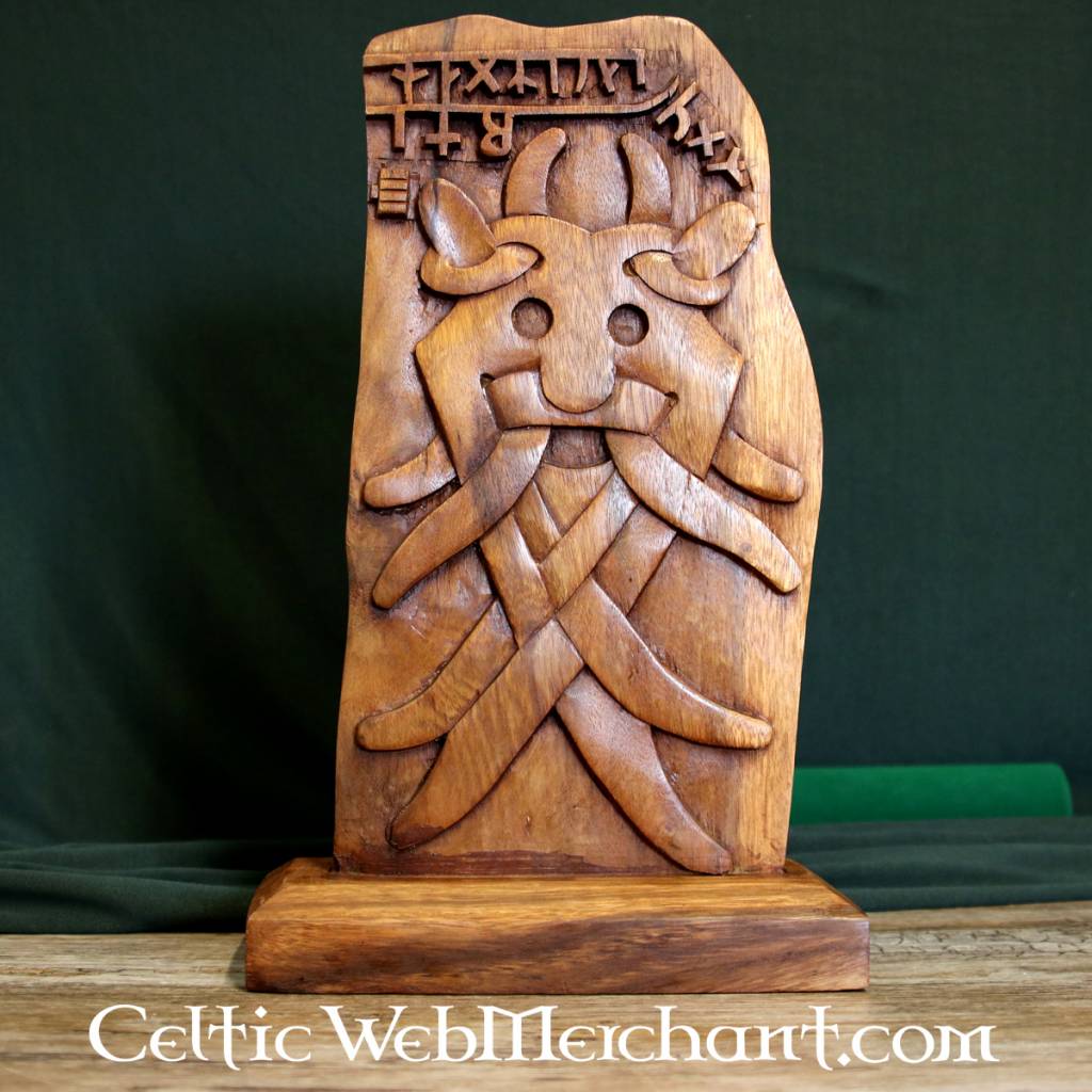 Masked Odin, runestone