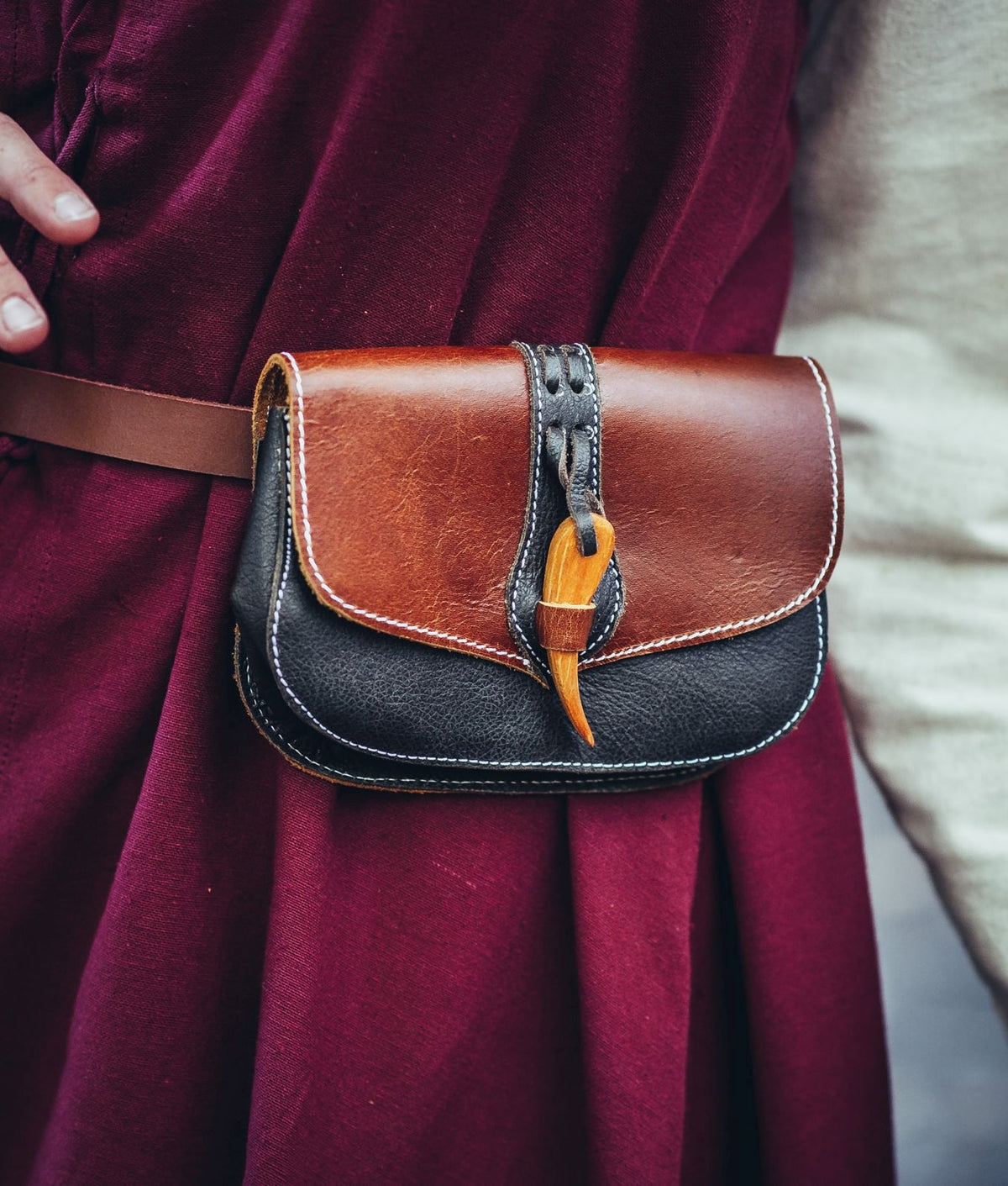 Bag Beocca with wooden button