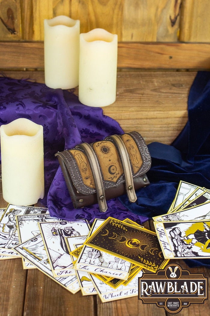Incantation Tarot Pouch and Deck - Brown