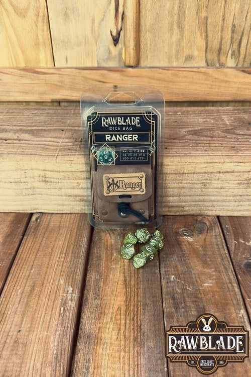Dice bag with dice set, Ranger