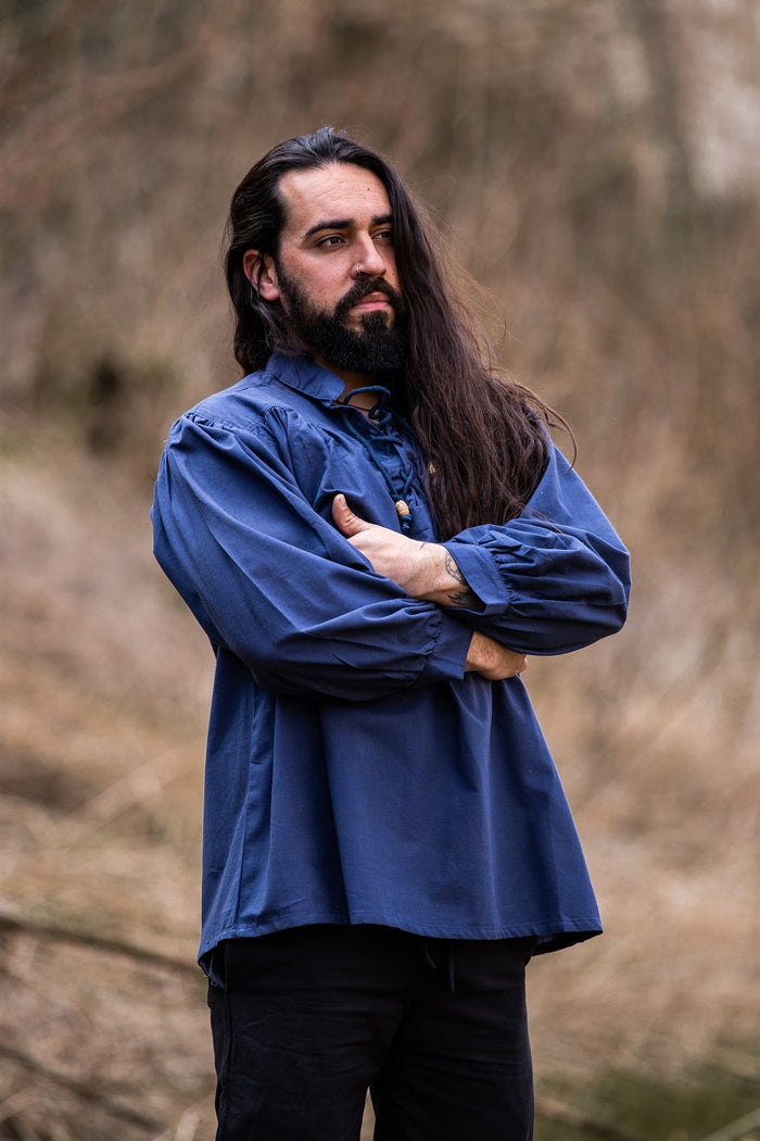 Medieval shirt, blue