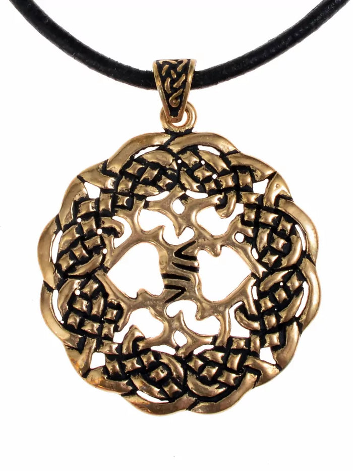 Amulet Celtic tree of life, bronze