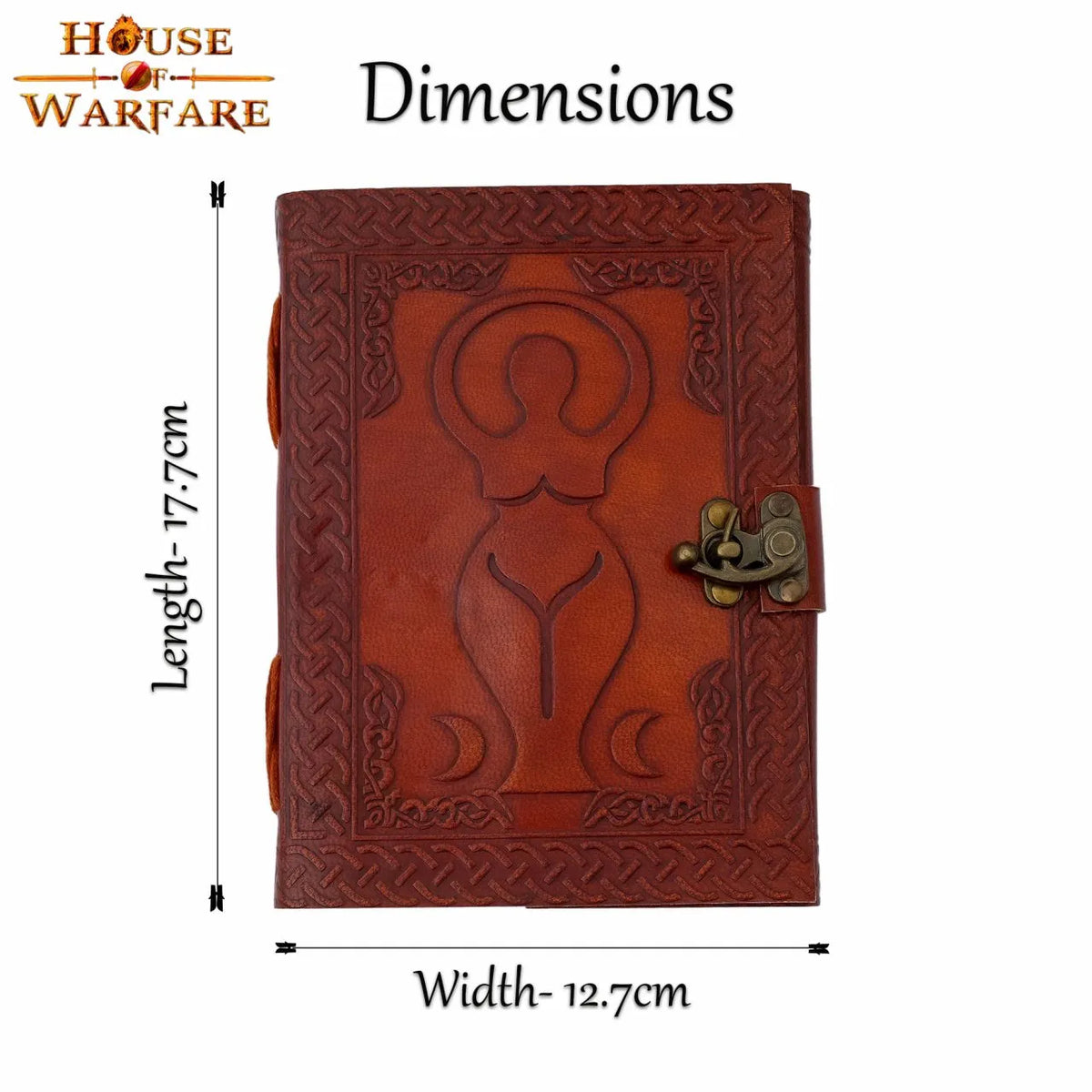Leather journal mother goddess Venus