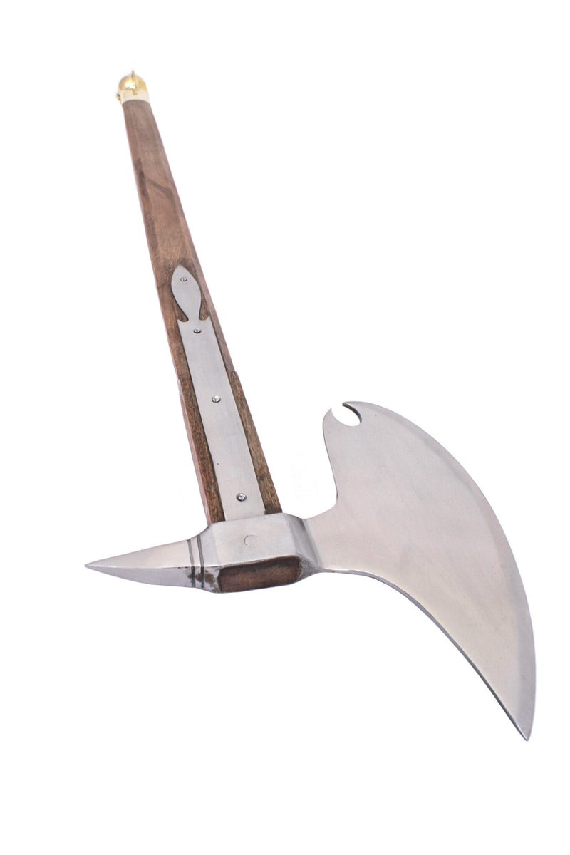 Ascia da fanteria del XV secolo, semi-affilata