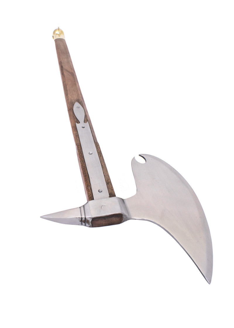 Ascia da fanteria del XV secolo, semi-affilata