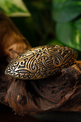 Jellinge skildpaddebroche, bronze