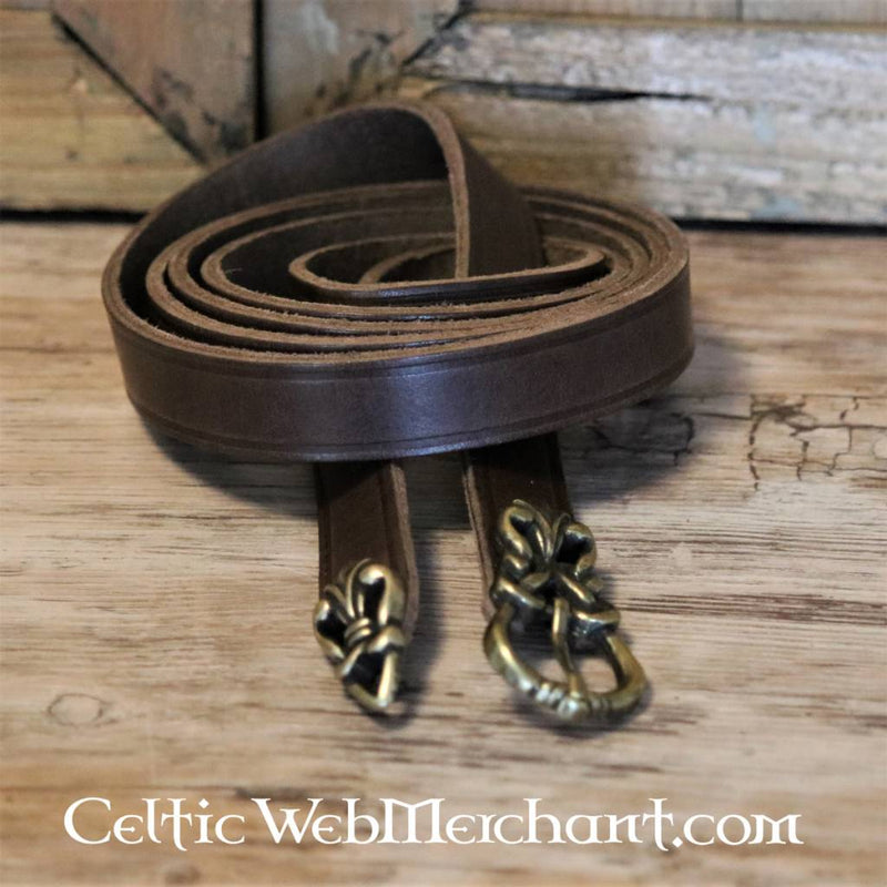 Bælte fra Fröjel, 165 cm, brun