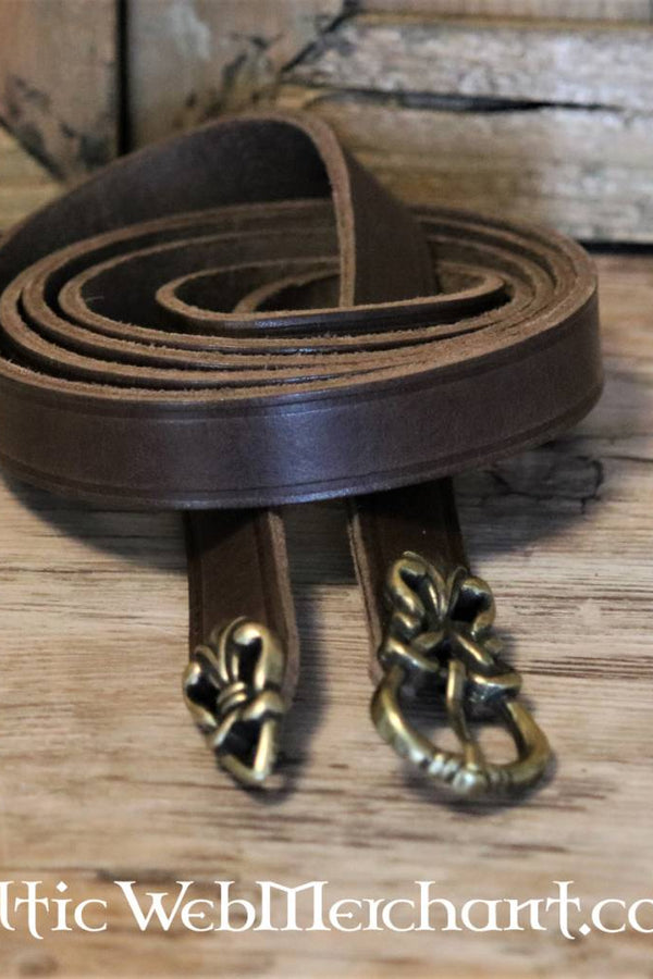 Belt from Fröjel, 165 cm, brown