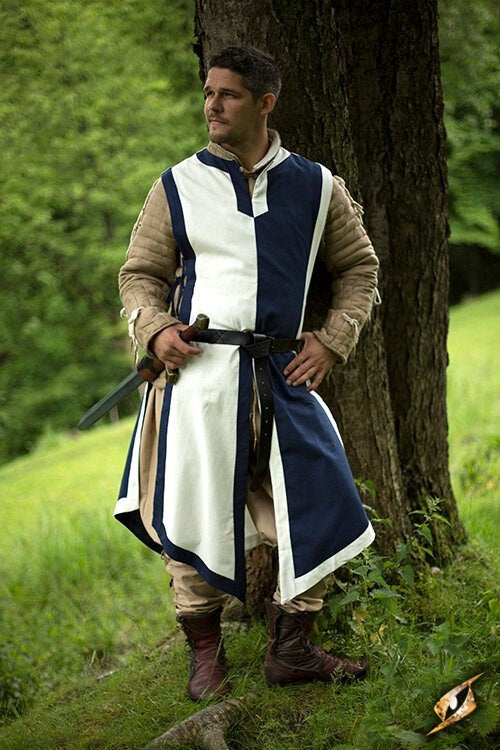 Surcoat Geoffrey, blue-white