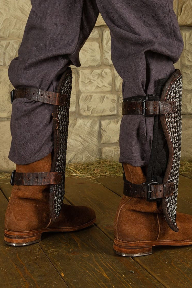 Chainmail greaves Connor, 8 mm