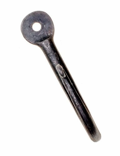 Hand-forged wall hook, L