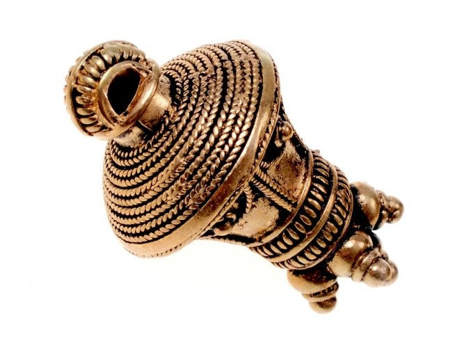 Germanic berlock pendant, bronze