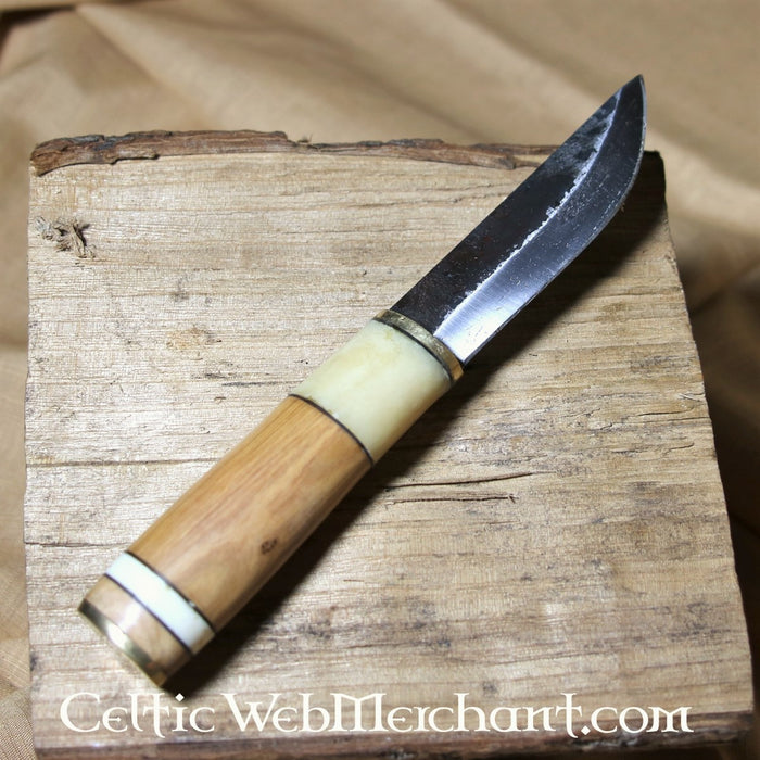 Hand-forged Viking knife Reykjavik, semi-sharp