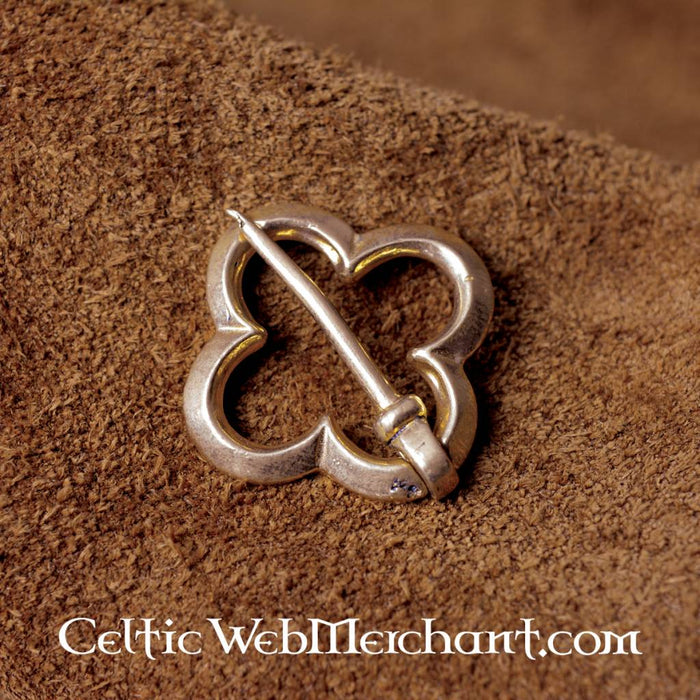 Medieval Quatrefoil Brooch, Bronze