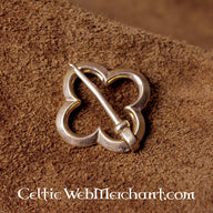 Medieval Quatrefoil Brooch, Bronze