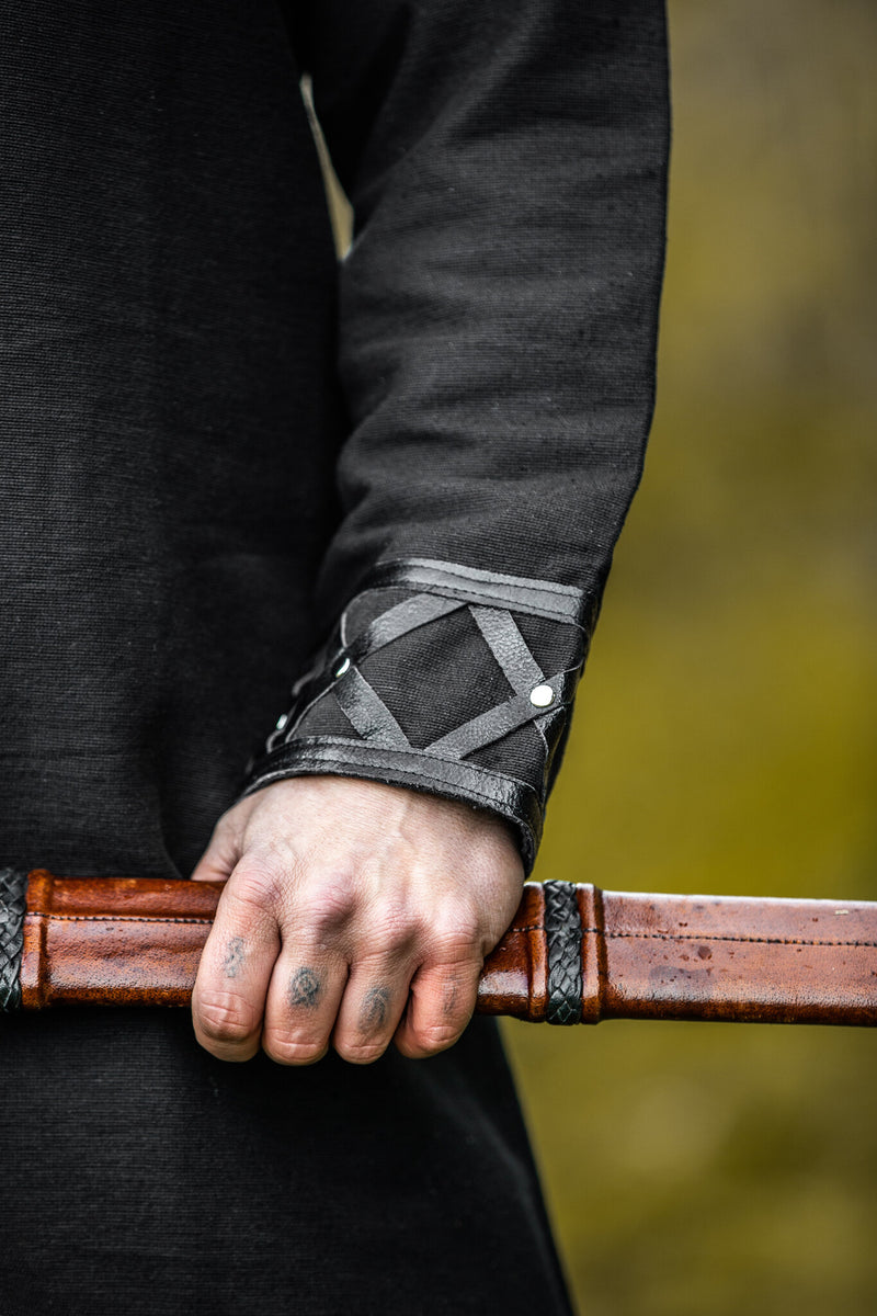 Viking tuniek Farulfr, zwart