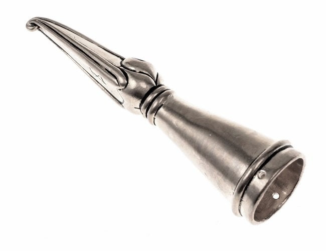 Drinking horn decoration Stavanger, silvered