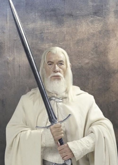 Glamdring, sword of Gandalf, semi-sharp