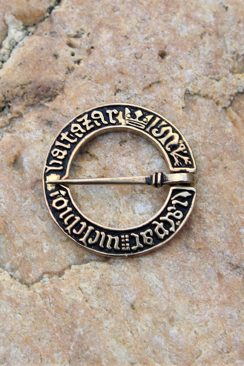 Mittelalterliche Ringbrosche, Bronze