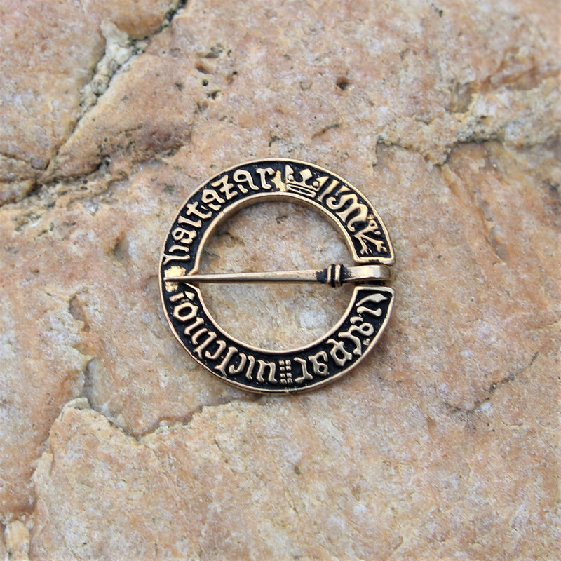 Medieval ring brooch, bronze