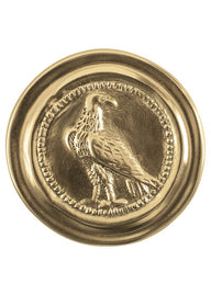 Roman phalera small eagle gold colour