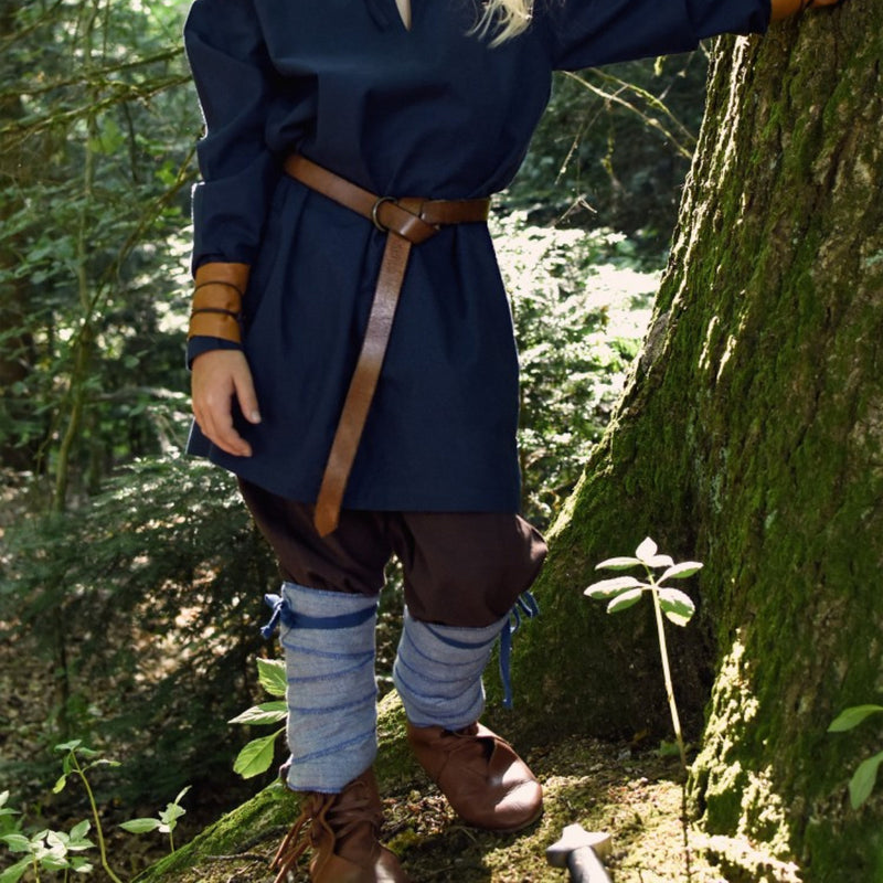 Benvikler til børn, blå