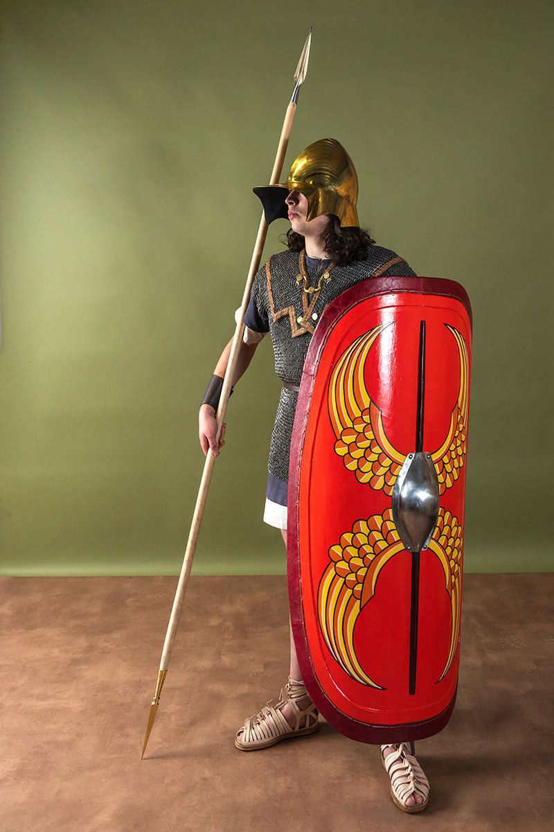 Greek Boeotian helmet, brass, 1-1.2 mm