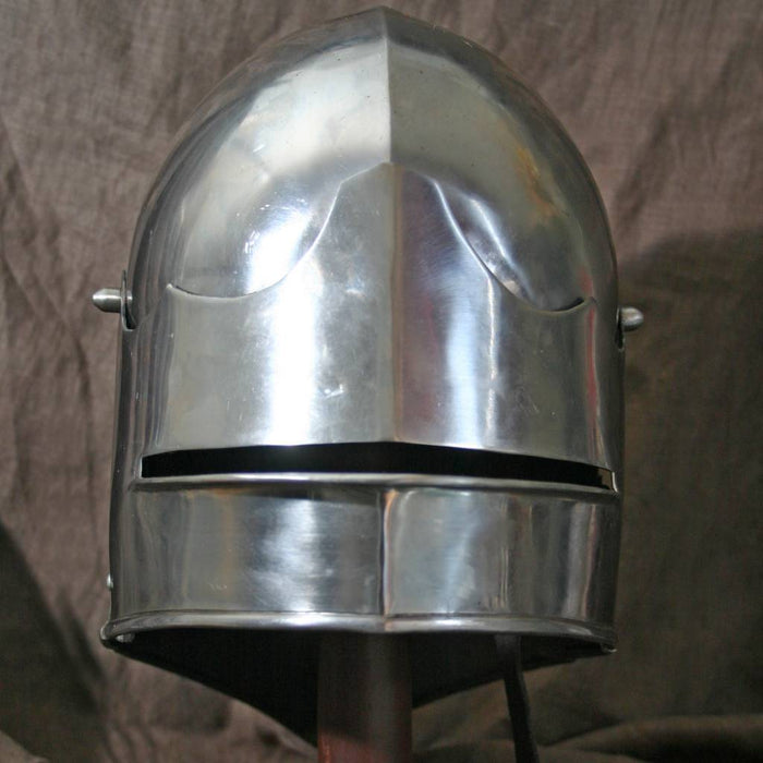 Sallet with visor 1480, 2 mm (battle-ready)