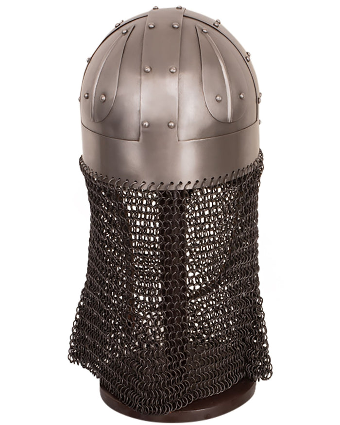 Ulfrik Viking helmet with aventail, 1-1.2 mm