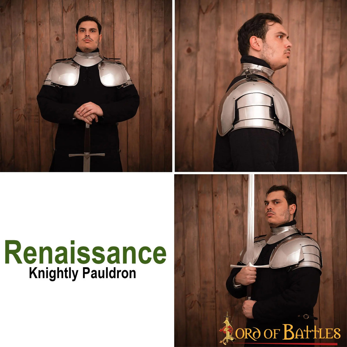15th century Italian pauldrons, 1.6 mm