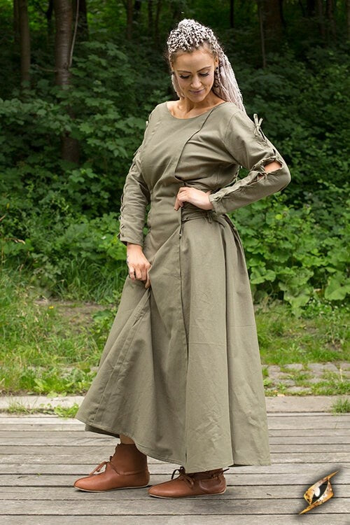 Dress Morgaine, green