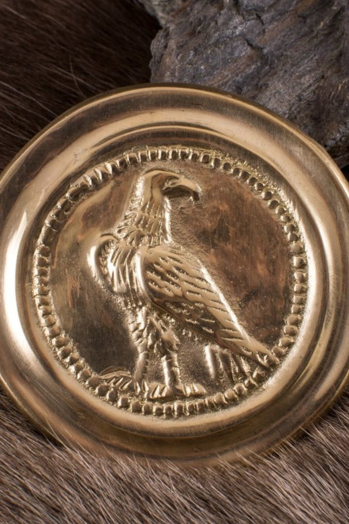 Roman phalera small eagle gold colour