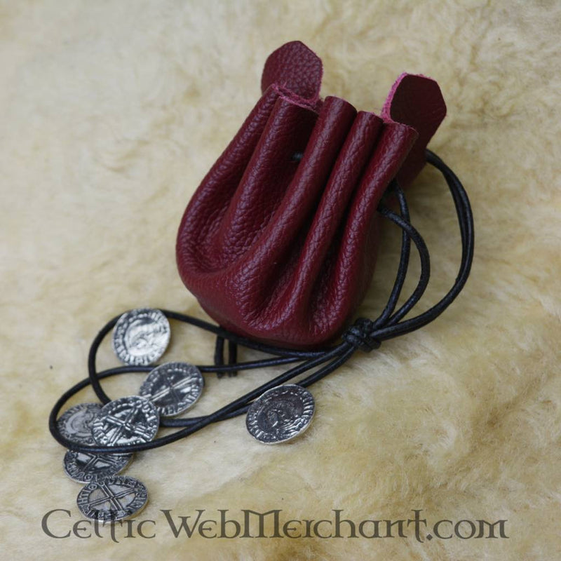 Sakiewka na pieniądze, czerwona