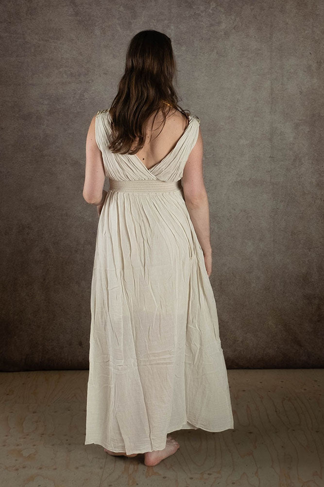 Goddess dress Penelope, cream