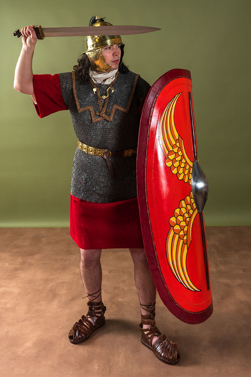 Casque montefortino républicain A, en laiton, 1,3 mm