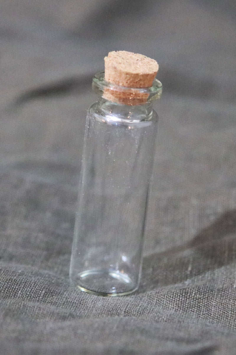 Glasflaske, 2 × 6 cm