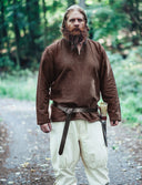 Wikińska tunika Hans, brązowa