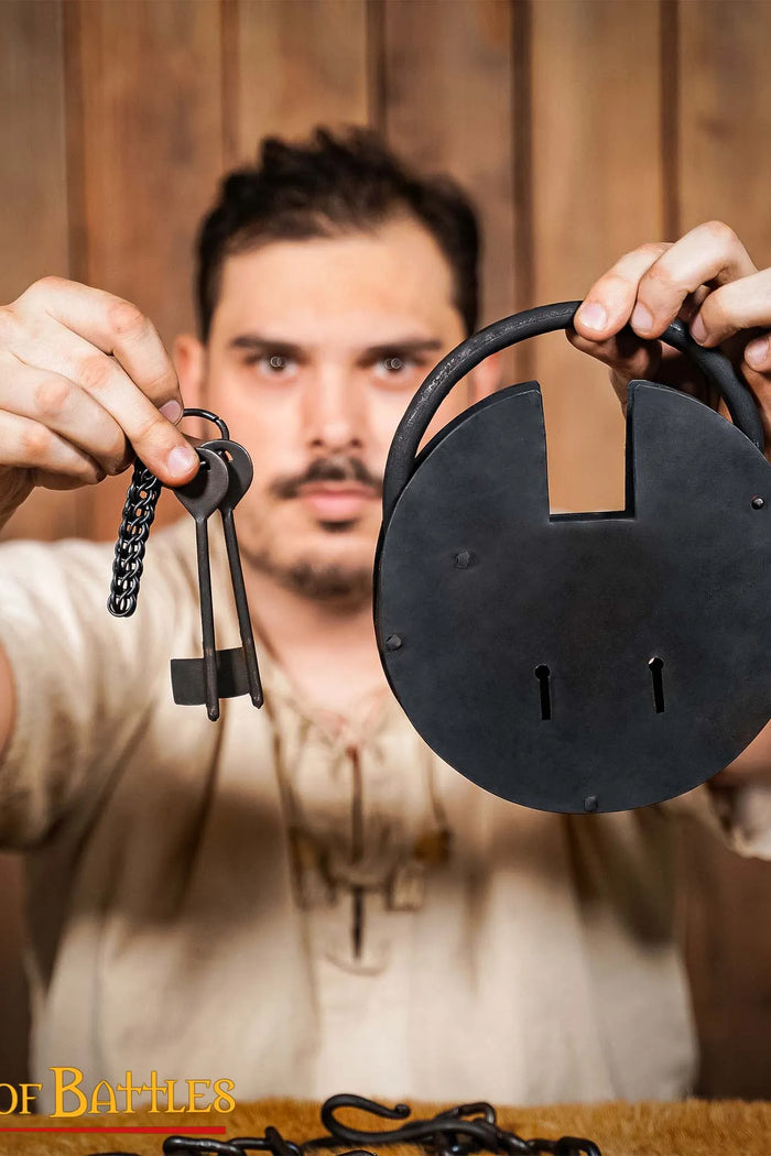 Large medieval padlock