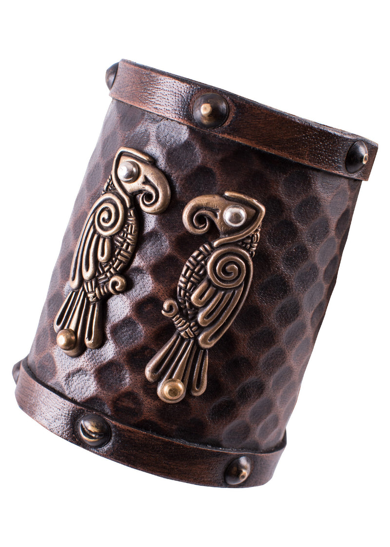 Armband Huginn & Muninn, leer