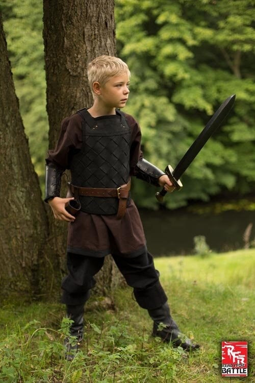 RFB Leather Viking Armour, Black