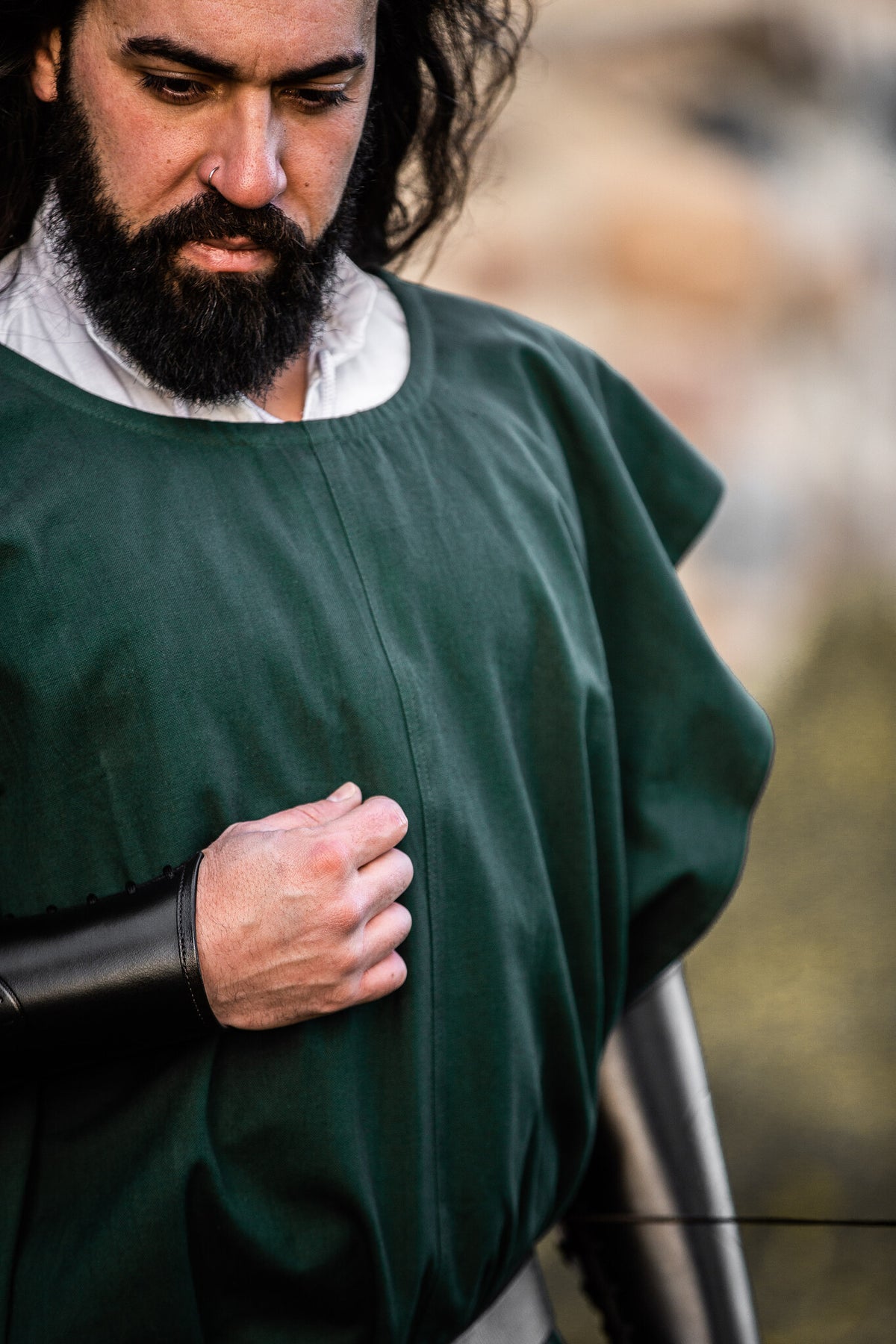 Surcoat men, green