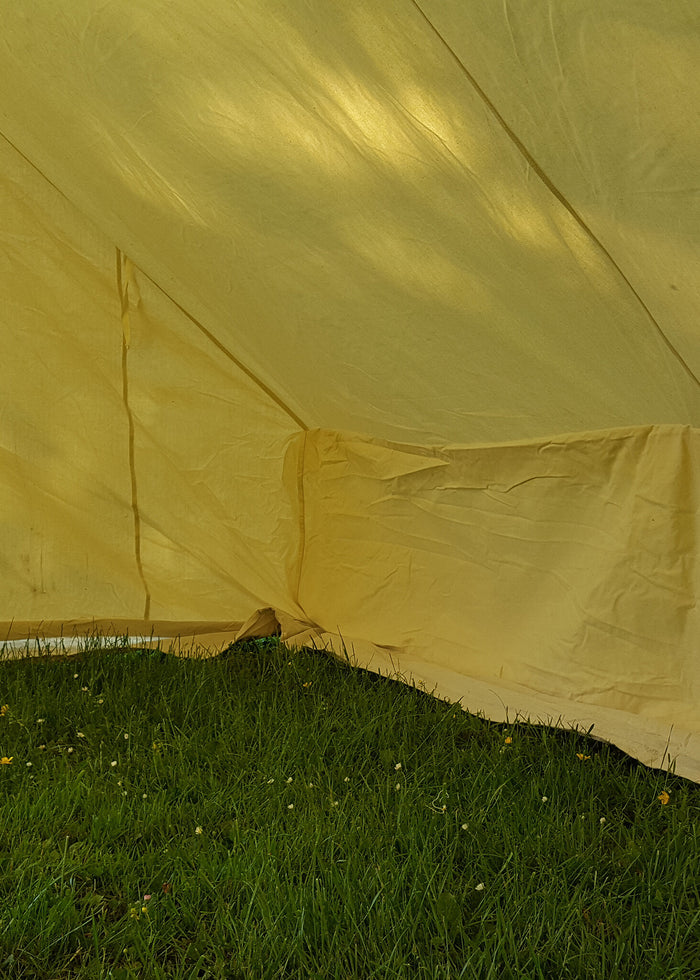 Canvas army tent, 3 x 3 m, 350 gsm