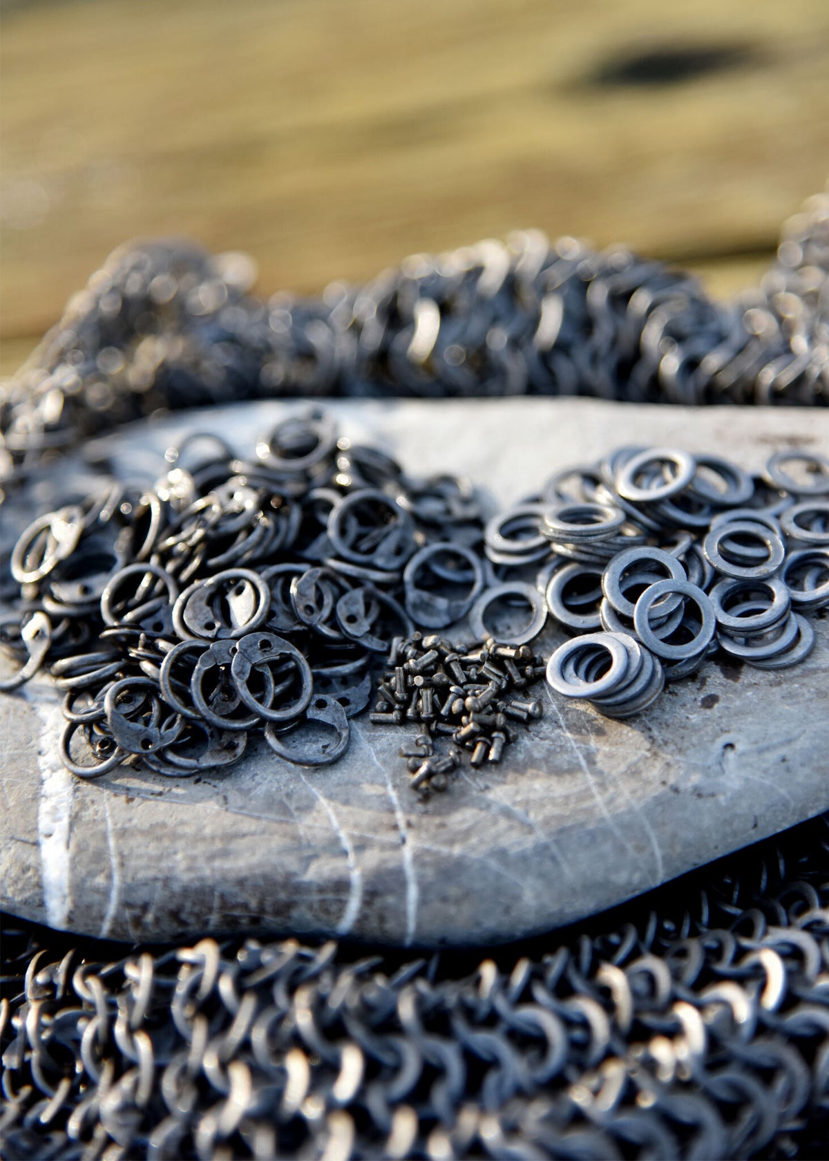 1 kg chain mail rings, mixed, 6 mm