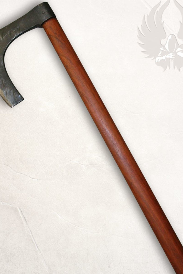 Viking bearded axe, battle-ready, type C, blunt (battle-ready)