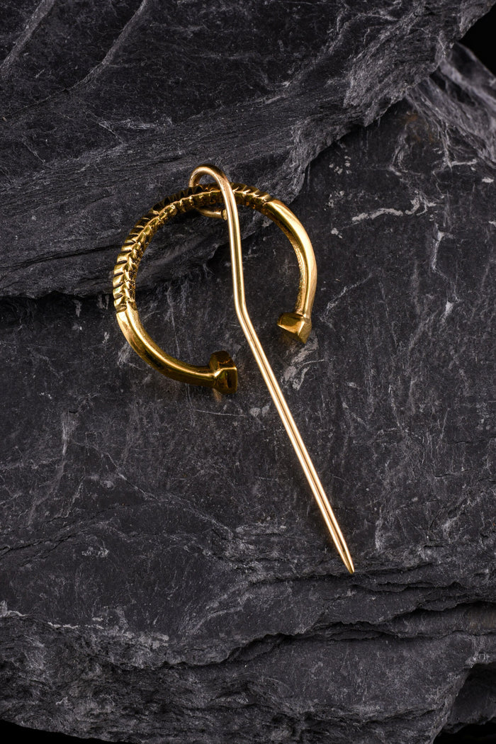 Birka Viking brooch, brass