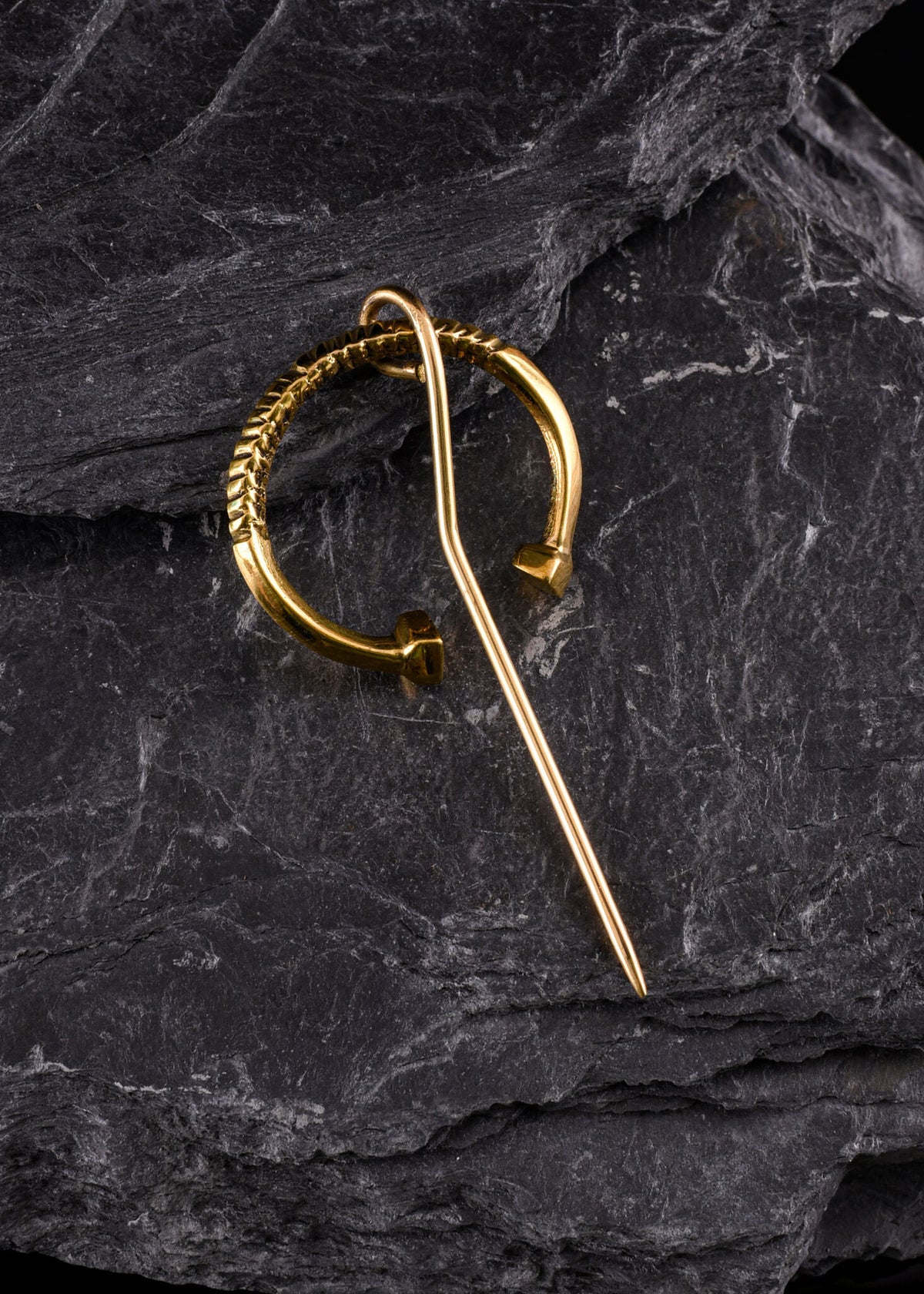 Birka Viking brooch, brass