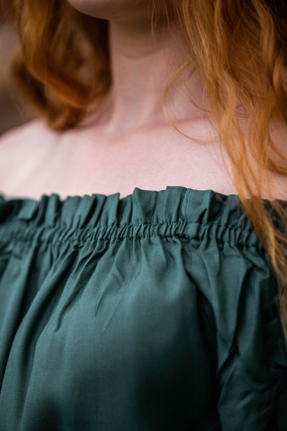 Baroque blouse, green