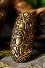 Viking tortoise brooch sun crosses, bronze, price per piece