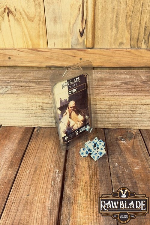 Dice bag with dice set, Monk